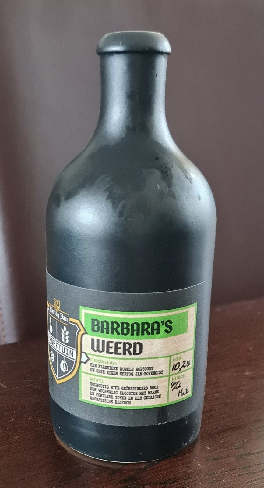 Lege Kruik Barbara's Weerd van Hertog-Jan, Ophalen of Verzenden, Gebruikt, Flesje(s), Hertog Jan