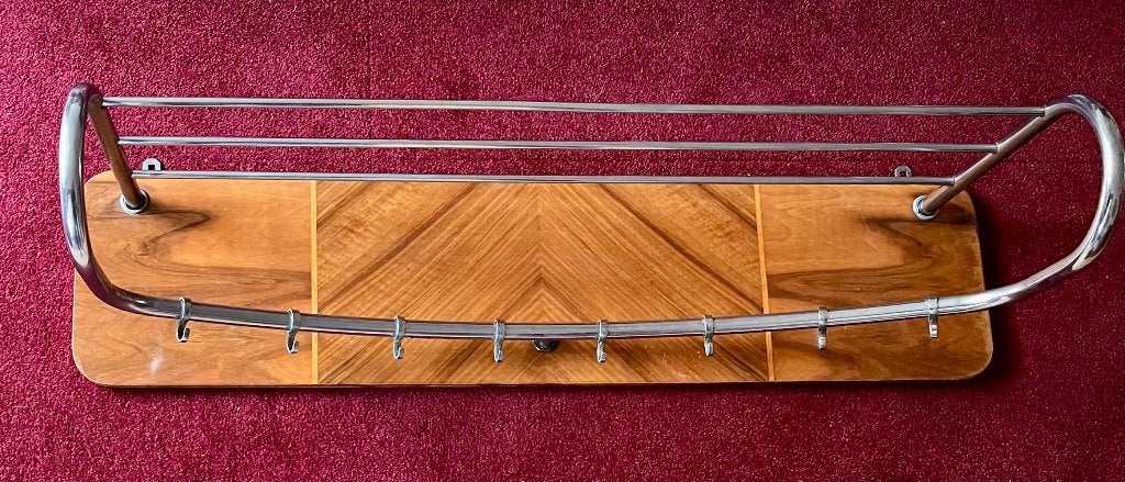 Fifties Wand-Kapstok, In Goede Staat, Gebruikt, Minder dan 100 cm, Metaal, Ophalen