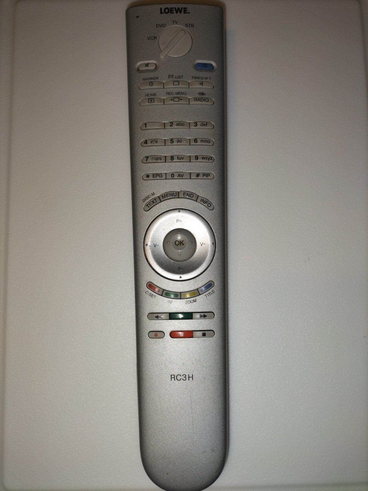 Originele Loewe RC3H Afstandsbediening Zilver, Ophalen of Verzenden