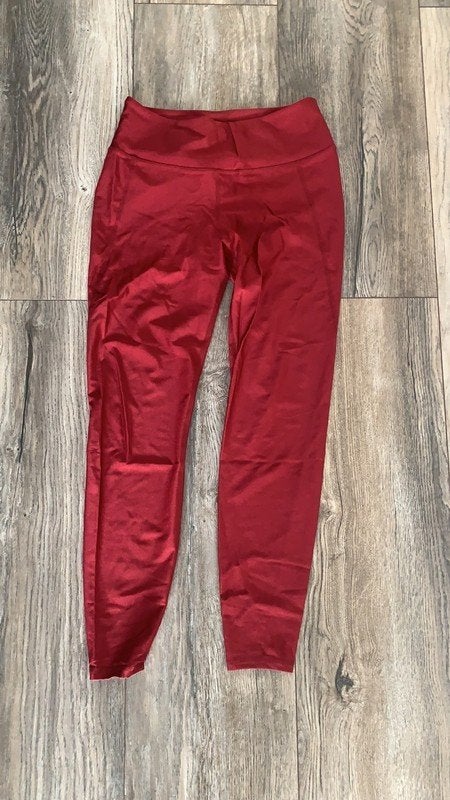H&M Sportlegging donkerrood, ZGAN, maat M, Kleding | Dames, Maat 38/40 (M), H&M, Verzenden, Rood