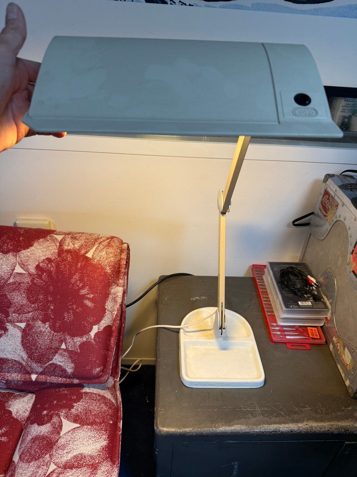 Luxo bureaulamp met zware voet, Ophalen, Bureaulamp, Overige merken, 75 cm
