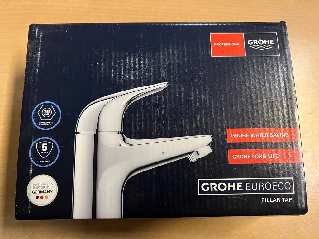 Grohe Euroeco Professional toiletkraan fonteinkraan XS-size, Ophalen of Verzenden, Nieuw, Koper, Kraan