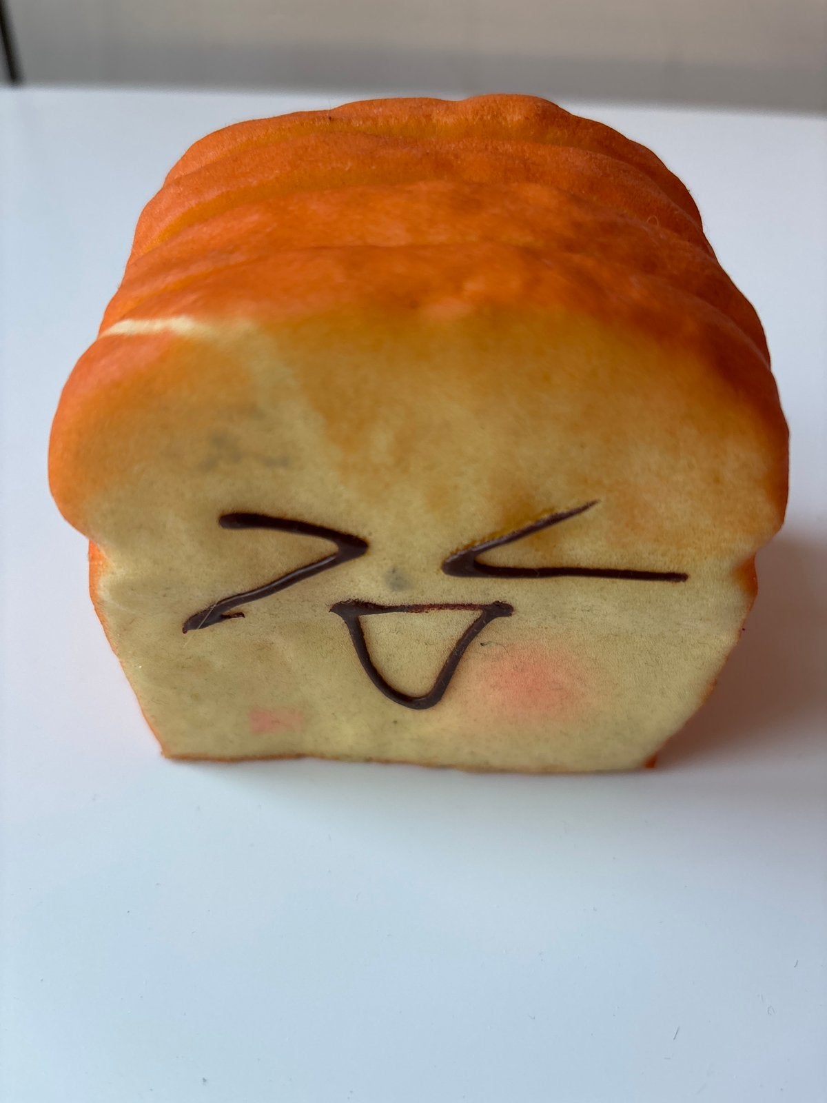Squishy Broodje met Gezichtje - Stressbal, Ophalen of Verzenden, Zo goed als nieuw, Jongen of Meisje