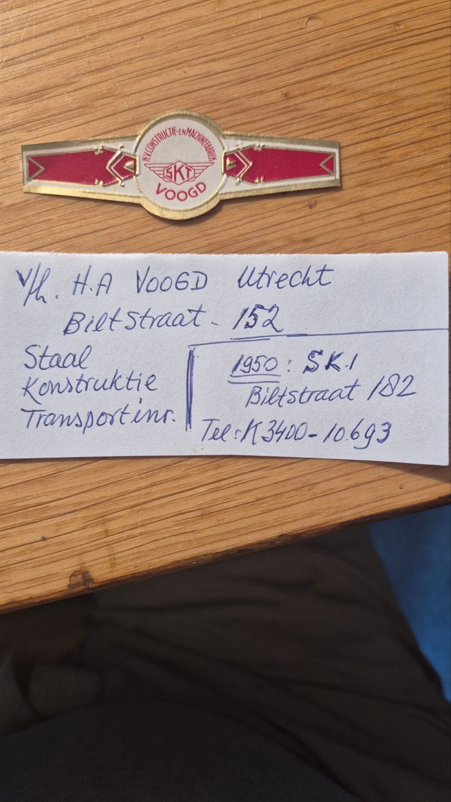 Sigarenbanden Utrecht, Ophalen, Zo goed als nieuw, Sigarenbandjes