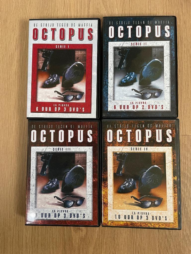 La Piovra (Octopus) - Complete Serie 1-4 DVD Box, Cd's en Dvd's, Ophalen of Verzenden, Zo goed als nieuw