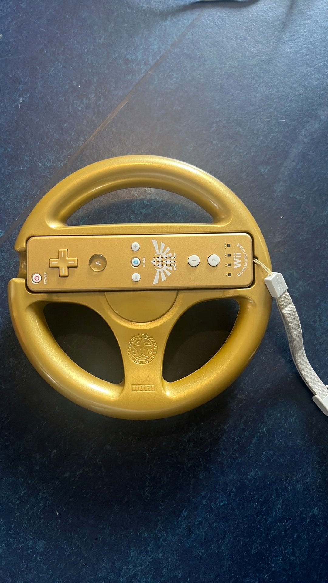 Wii Game Wheel Zelda Gold + Controler, Spelcomputers en Games, Ophalen of Verzenden, Zo goed als nieuw, Met 1 controller