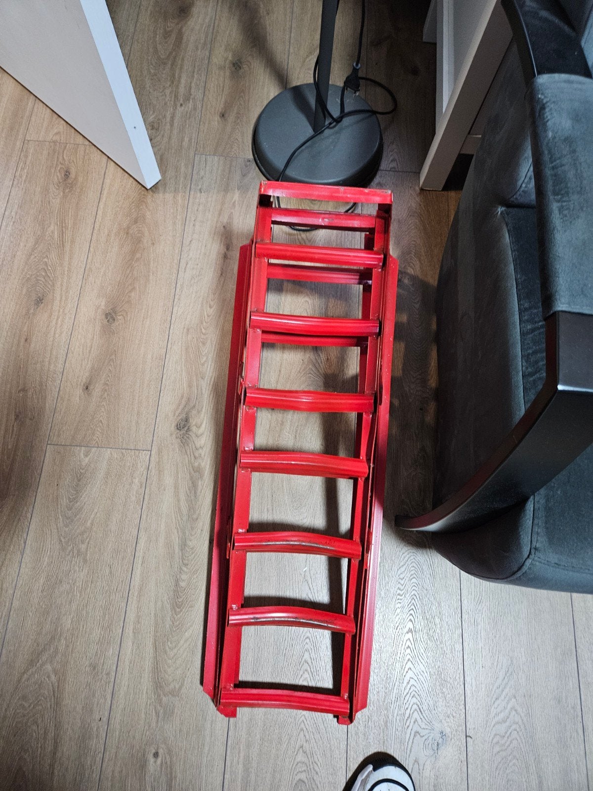 babybrug / oprijplaten rood, Auto diversen, Ophalen, Gebruikt
