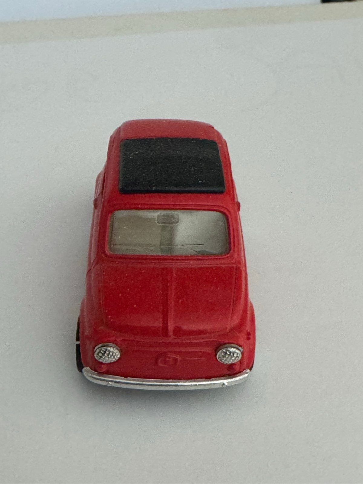 Mini Fiat 500 Speelgoedauto - Rood, Hobby en Vrije tijd, Modelauto's | 1:43, Ophalen of Verzenden, Gebruikt, Auto, Overige merken