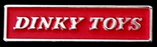 Dinky Toys pin- langwerpig rood, Verzenden, Nieuw, Transport, Speldje of Pin