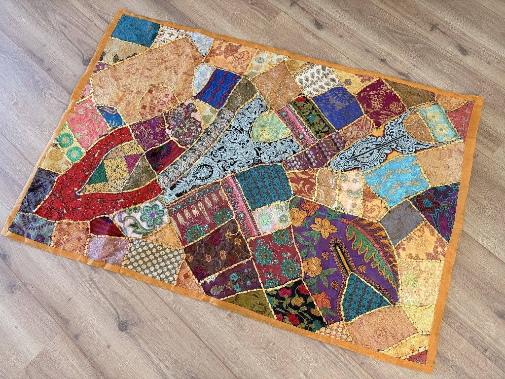 Indiase stijl patchwork wandkleed, Ophalen
