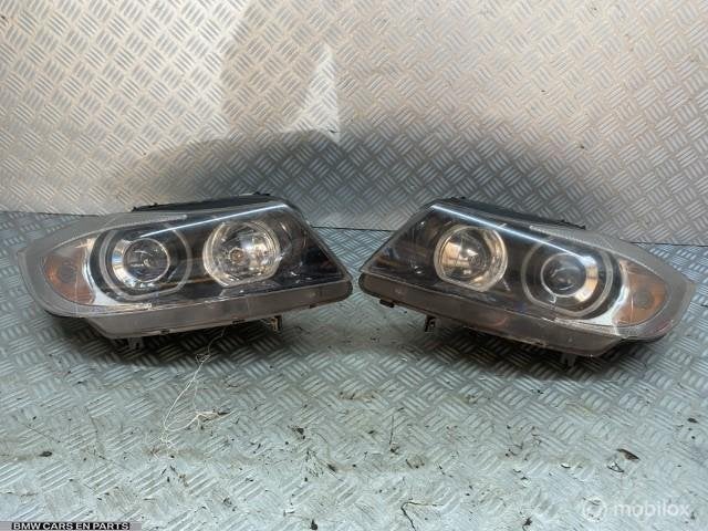 Koplamp BMW 3-serie E90 ('05-'08) set links rechts aftermark, Gebruikt, Partnerportal@bmw.de, Bmw, Ophalen of Verzenden