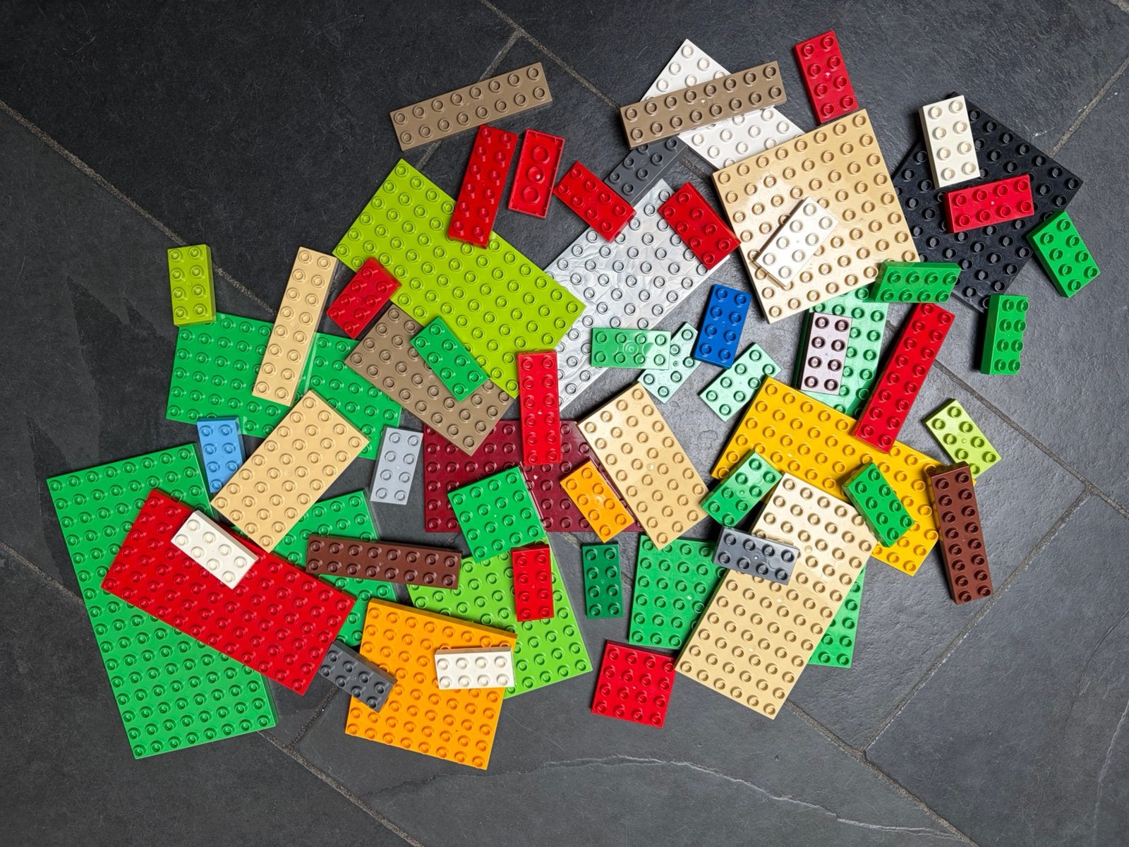 Duplo diverse bouwplaten, Kinderen en Baby's, Speelgoed | Duplo en Lego, Ophalen, Gebruikt, Losse stenen, Duplo