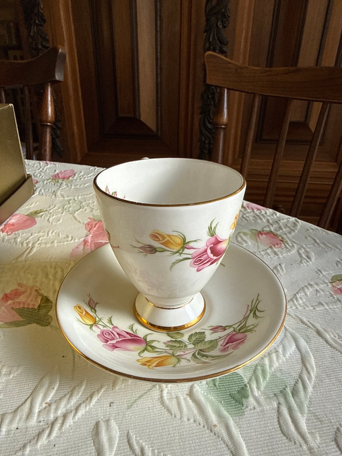 Royal Stafford Rosebud Bone China Kop & Schotel, Ophalen of Verzenden