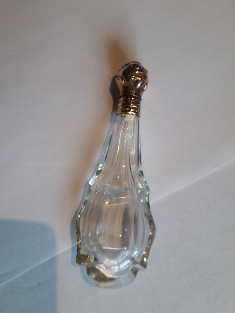 ANTIEKE HOLLANDSE PARFUMFLACON met 14 KRTGOUDEN SLUITING, Antiek en Kunst, Ophalen of Verzenden, Goud