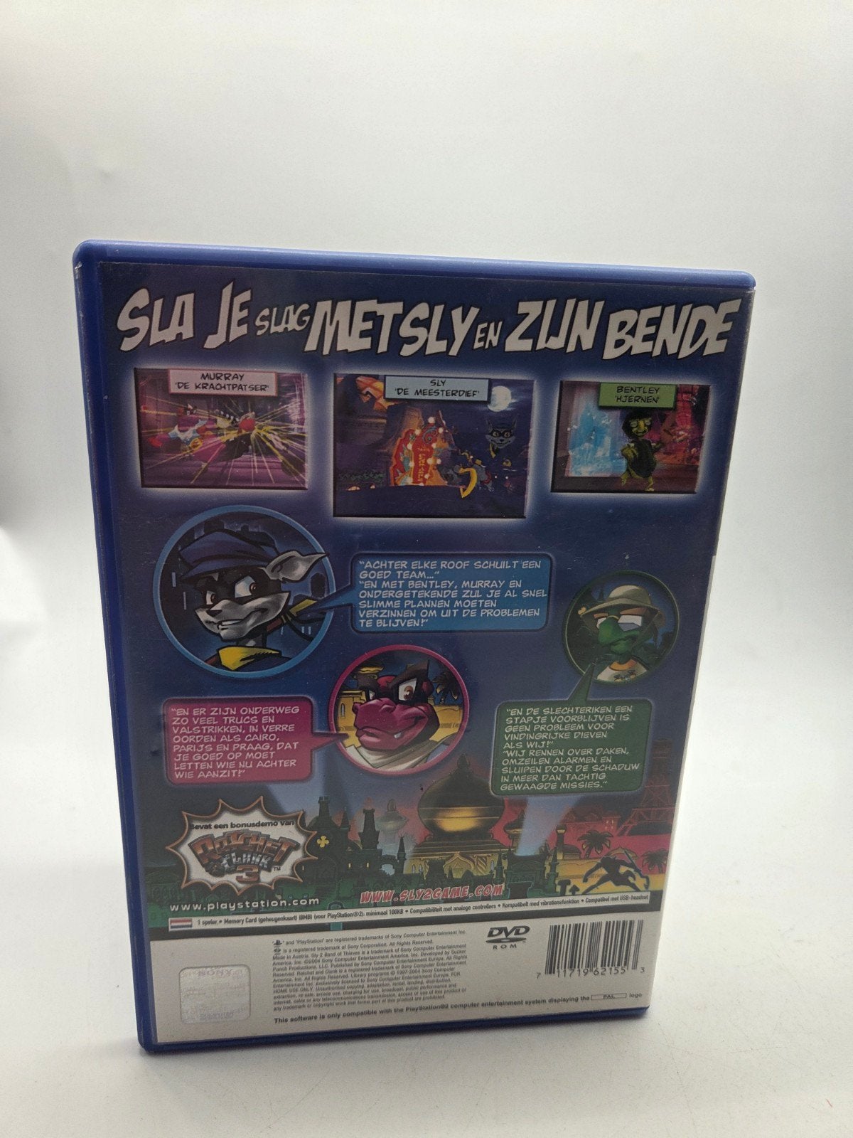 Sly 2: Band of Thieves - PlayStation 2 (PS2), Gebruikt, Sony Interactive Entertainment Europe Ltd, 10 Great Marlborough Street, London, W1F 7LP, Verenigd Koninkrijk