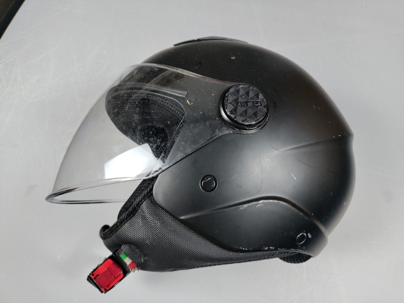 Vito Helmets Scooterhelm Zwart Maat XL, Fietsen en Brommers, Brommerhelmen, Gebruikt, Extra large of groter, Verzenden
