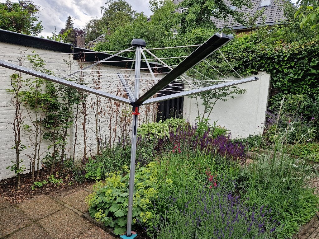 Droogmolen, Blome Duomatic, Antraciet, 45 meter, Tuin en Terras, Droogmolens en Wasrekken, Ophalen, Gebruikt, Droogmolen