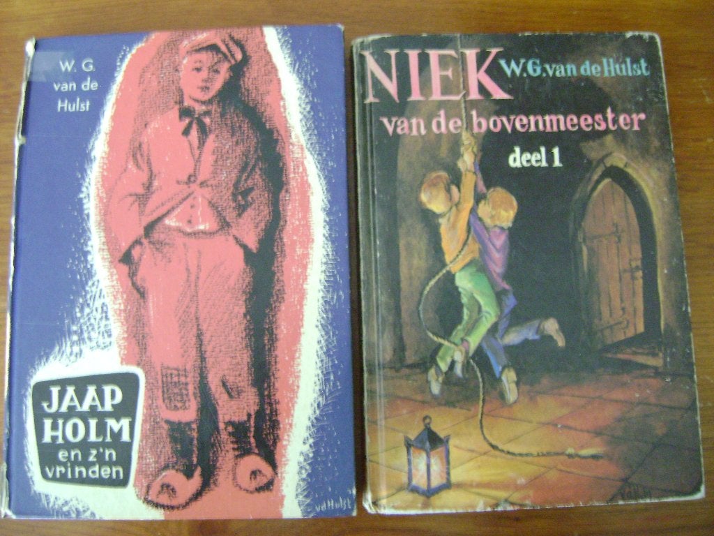 W.G. VAN DE HULST (2x) oude kinderboeken, Ophalen of Verzenden, Gelezen, Fictie algemeen