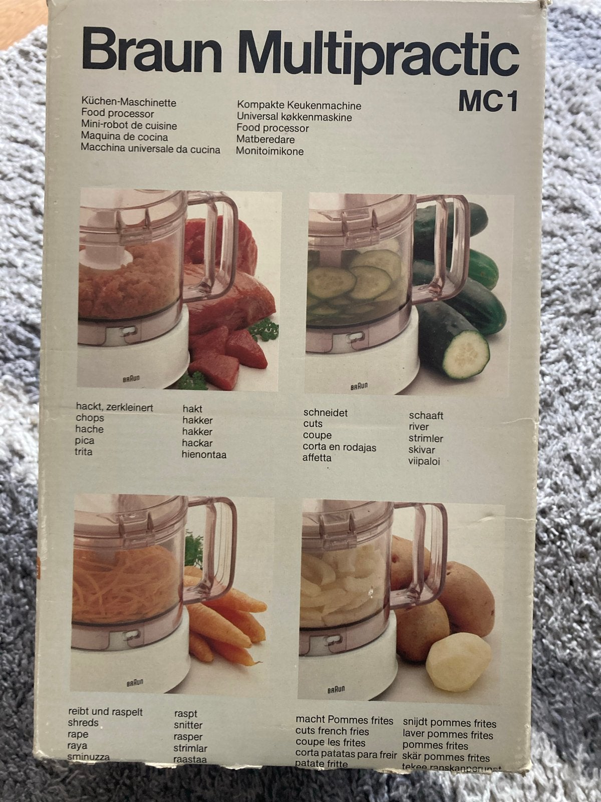 Braun Multiquick MC1 Keukenmachine - Zo goed als nieuw, Ophalen, 1 tot 2 liter, Zo goed als nieuw, Vaatwasserbestendig