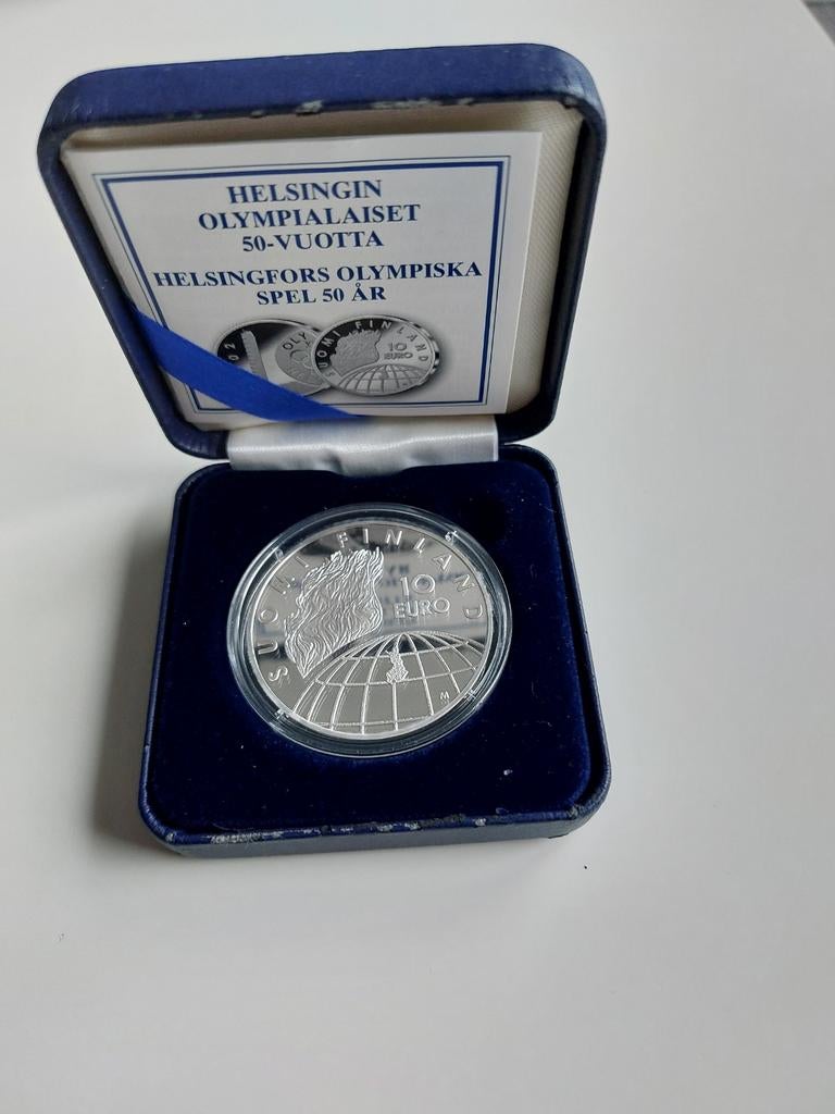 10 Euro 2002 Finland Helsingin Olympialaiset Proof, Postzegels en Munten, Munten | Europa | Euromunten, Ophalen of Verzenden