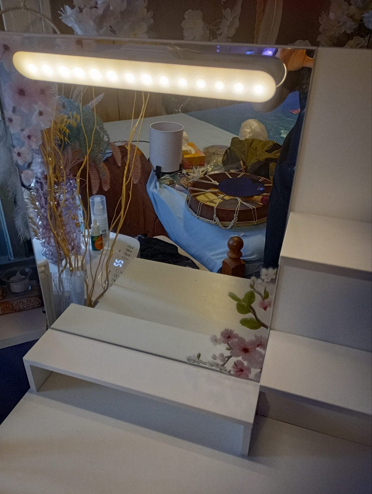 Te koop kaptafel, Ophalen, Zo goed als nieuw, Rechthoekig, Minder dan 100 cm