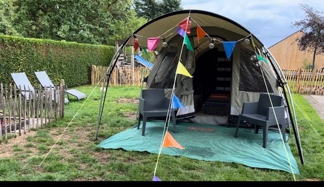 Tent Outwell bear lake 4, Ophalen, Zo goed als nieuw, Tot en met 4