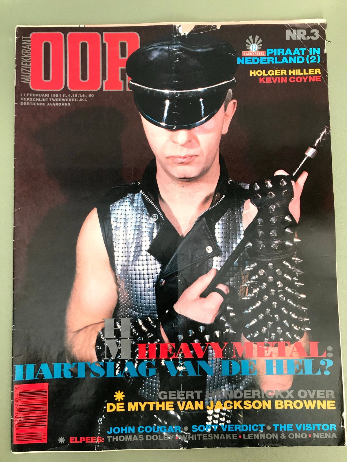 Muziekkrant OOR 1984 JUDAS PRIEST Mercyful Fate, Ophalen of Verzenden, Zo goed als nieuw, Muziek, Film of Tv