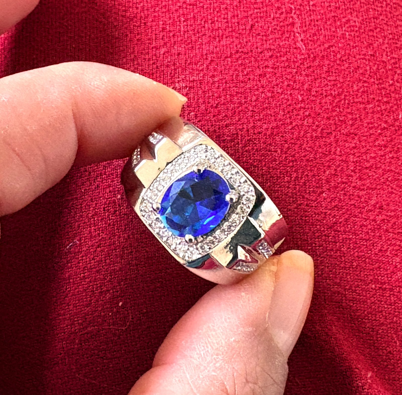 Heren zilveren 925 ring maat 21,22 | ring voor.mannen men, 20 of groter, Verzenden, Heer, Nieuw