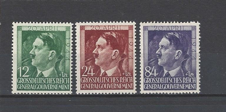 Historie Duitse Rijk, postz. 55e verjaardag Adolf Hitler, Verzenden, Overige soorten, Duitsland, Overige typen