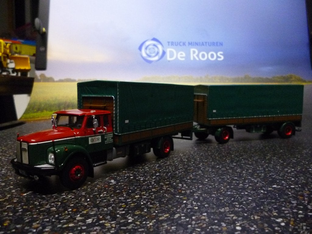 Tekno Scania Vabis Steltenpool met certificaat, Ophalen of Verzenden, Nieuw, Bus of Vrachtwagen, Tekno