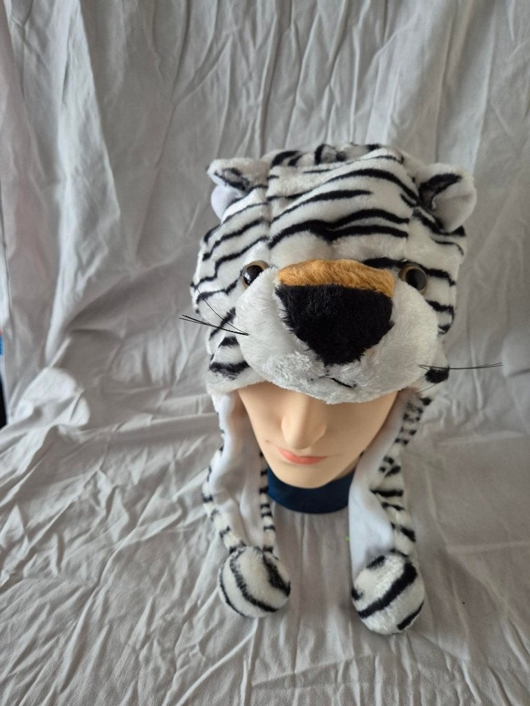 unisex muts"witte tijger"., Info@sellixx.de, Verzenden, Jongen of Meisje, Hasselstr 1 , 63762 Großostheim, Duitsland