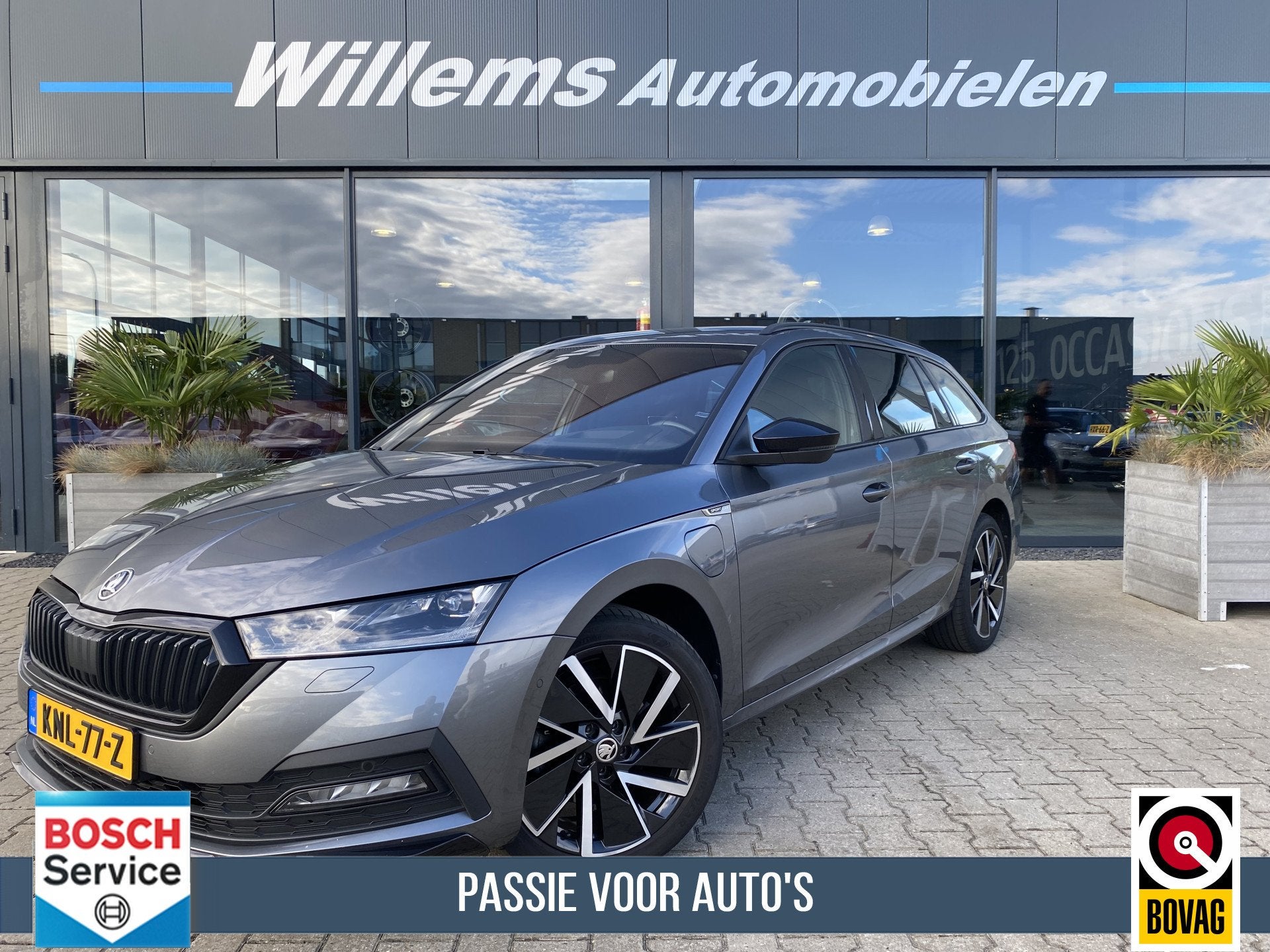 Skoda Octavia Combi 1.4 TSI iV PHEV Sportline Business Virtu, Auto's, Skoda, 1556 kg, Stof, Gebruikt, Euro 6