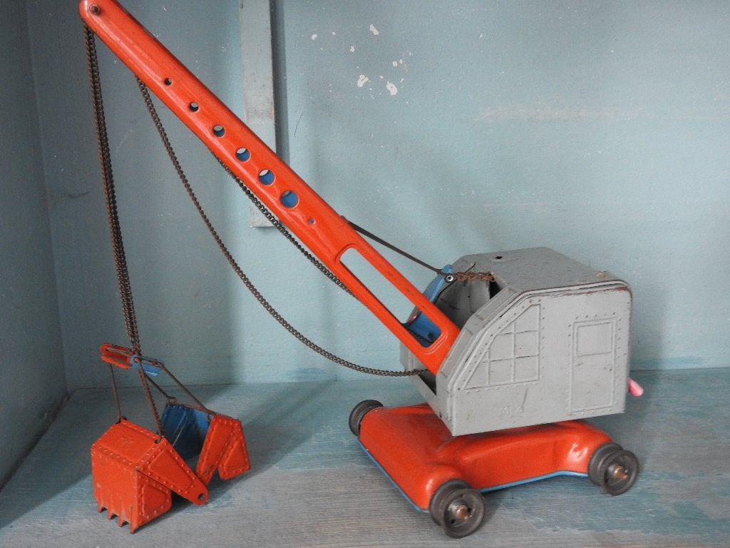 vintage speelgoed kraan MFZ, Ophalen of Verzenden