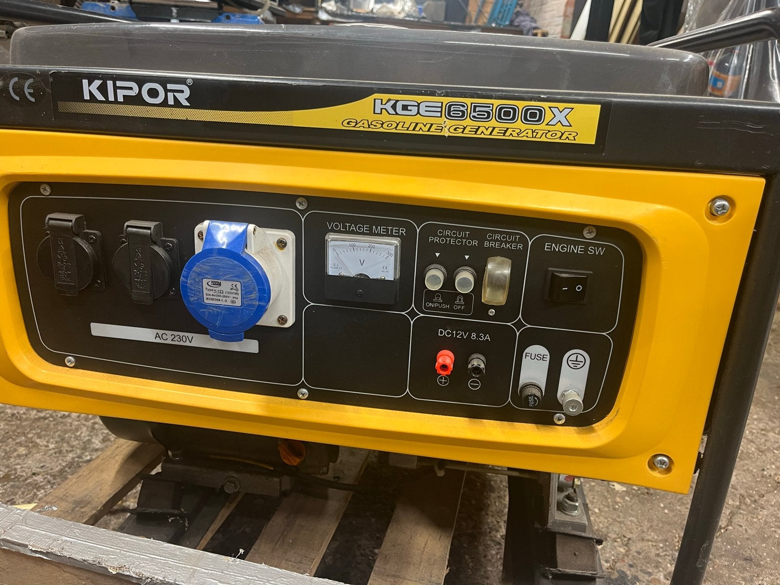 Kipor KGE6500X Generator - Grote capaciteit voor feesten, Ophalen, Gebruikt