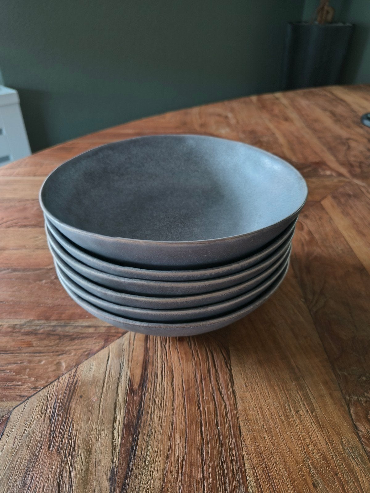 6 pasta borden, Ophalen, Gebruikt, Overige merken, Bord(en)