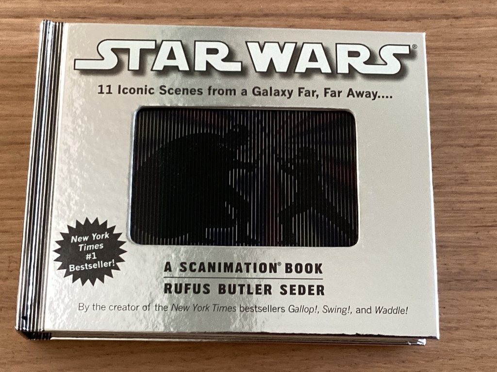 Star Wars A scanimation book, Ophalen of Verzenden, Zo goed als nieuw, Boek of Poster