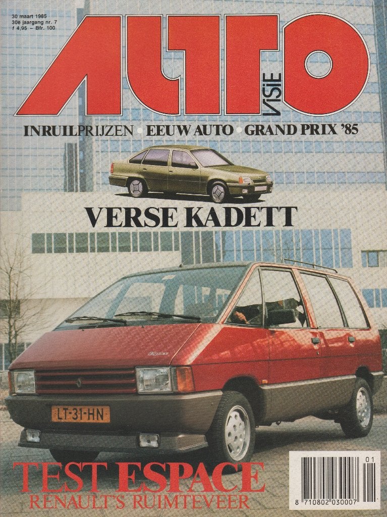 Renault Espace testen in Autovisie ea, Gelezen, Ophalen of Verzenden, Autovisie, Renault