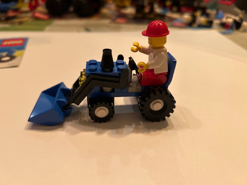 Lego Legoland 6504 Mini Loader met instructies, Lego, Ophalen of Verzenden, Zo goed als nieuw, Complete set