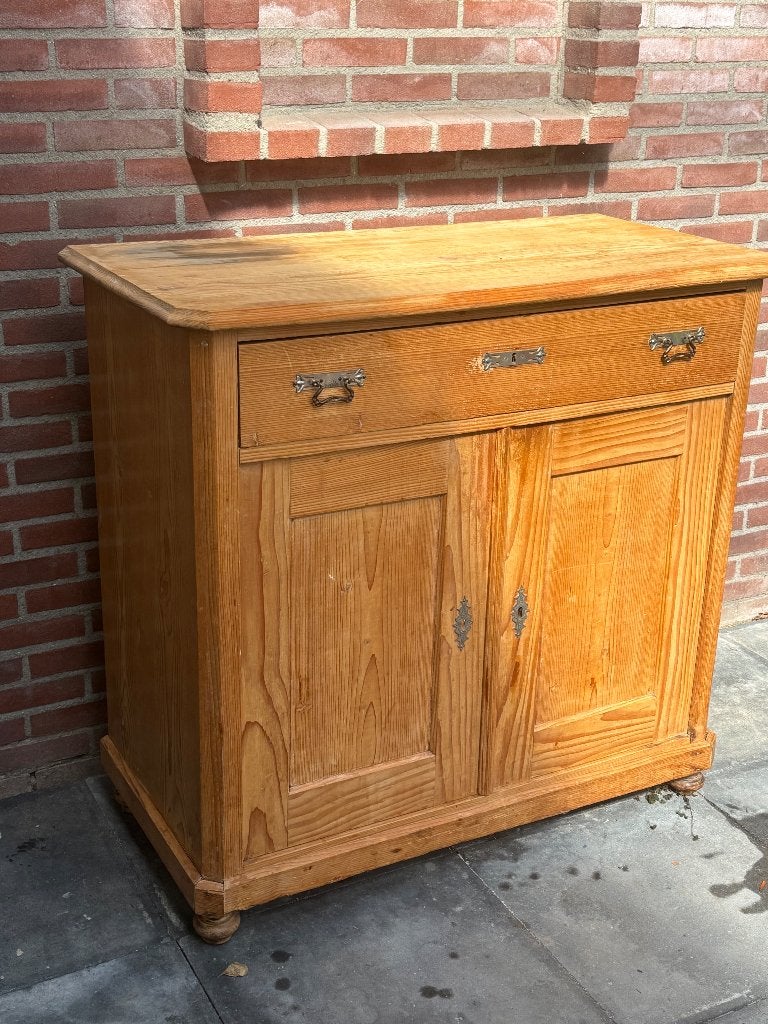 Commode hout, Kinderen en Baby's, Kinderkamer | Commodes en Kasten, Ophalen, Gebruikt, 50 tot 70 cm, 100 cm of meer