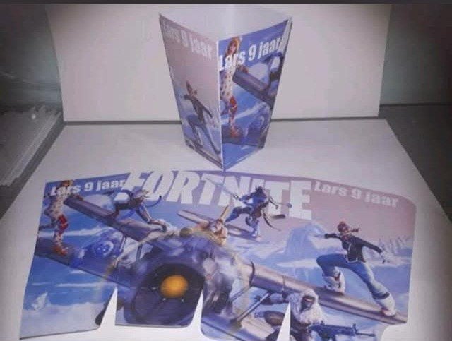 Fortnite traktatie of naamslinger op maat, Ophalen of Verzenden, Nieuw