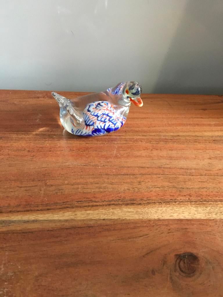 Glazen Eendje - Handgeblazen Decoratie, Antiek en Kunst, Ophalen of Verzenden