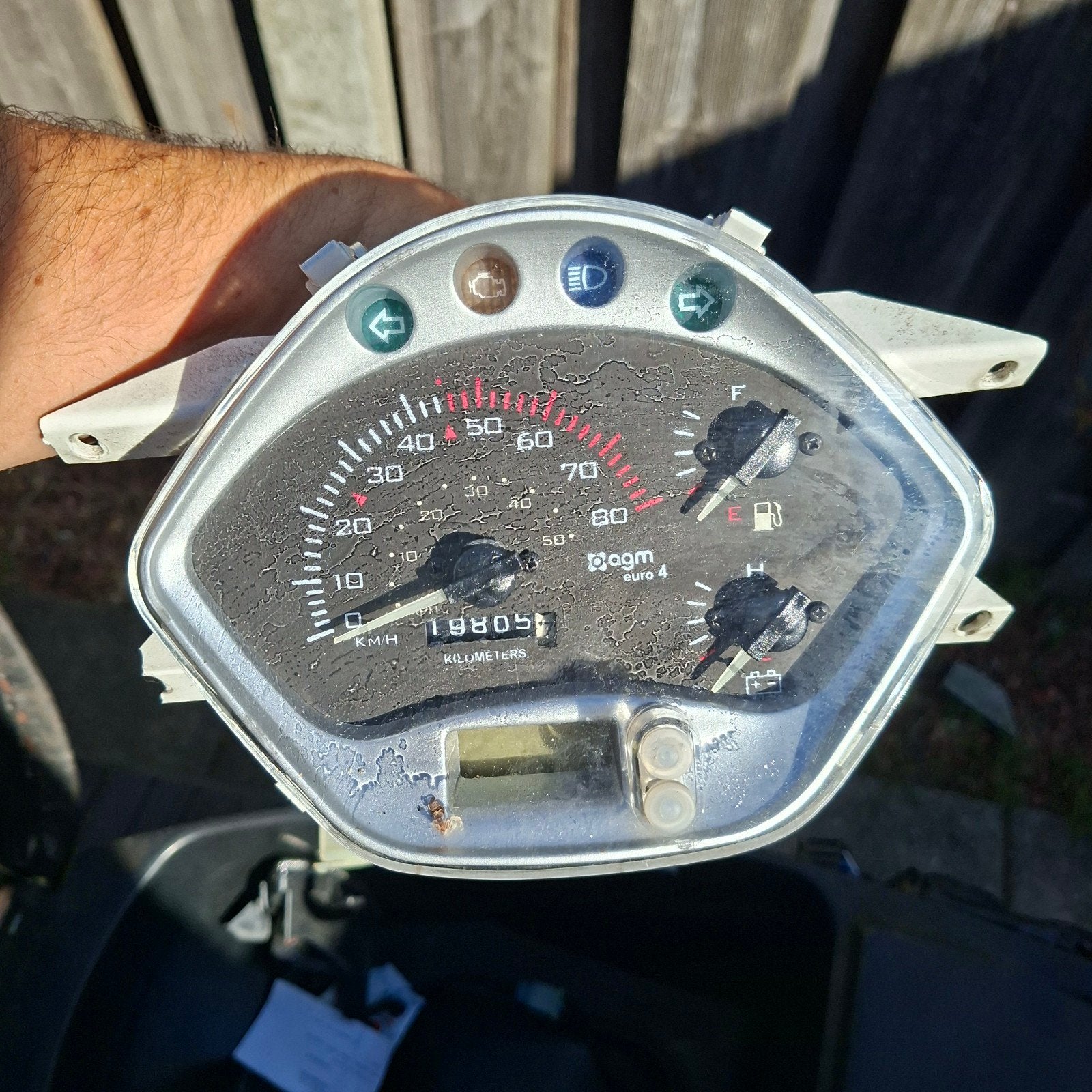 AGM Scooter injectie Helder Glas - 19000km, Fietsen en Brommers, Brommeronderdelen | Scooters, Ophalen of Verzenden, Gebruikt