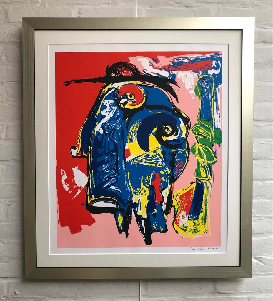 Zeefdruk Jan te Wierik, 59/200 (aanbieding), Antiek en Kunst, Kunst | Litho's en Zeefdrukken, Ophalen