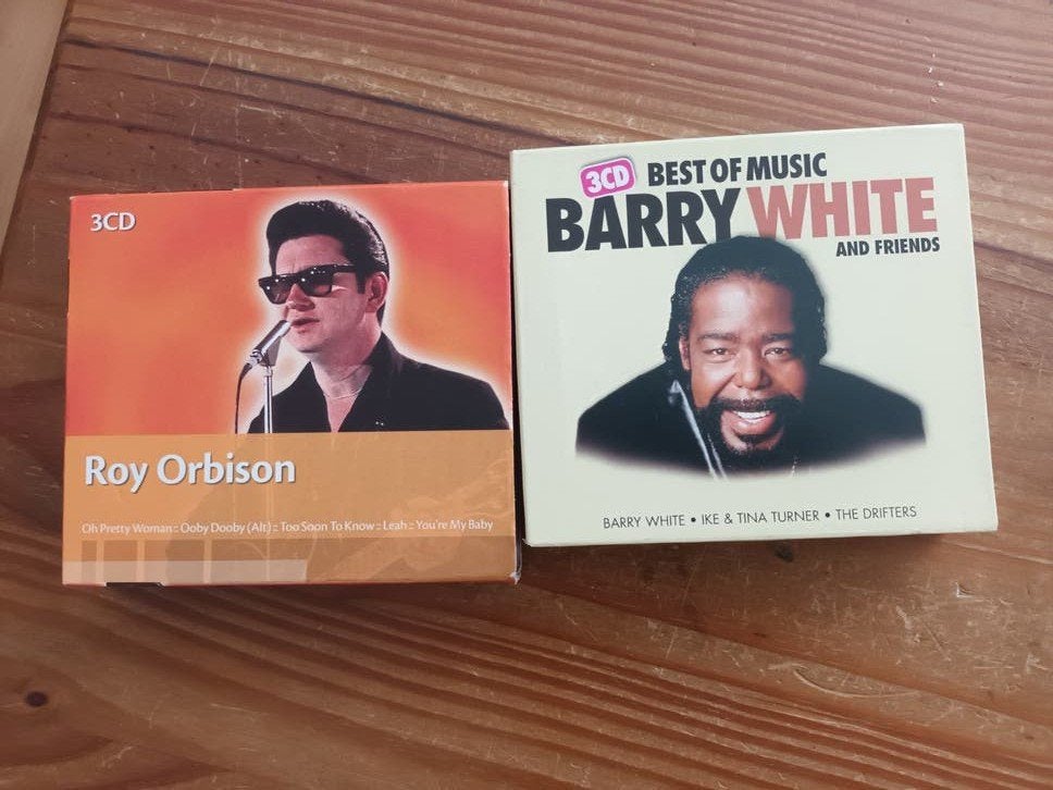 Roy Orbison & Barry White CD Boxsets - 3CD elk, Ophalen of Verzenden, Zo goed als nieuw, Pop, Boxset