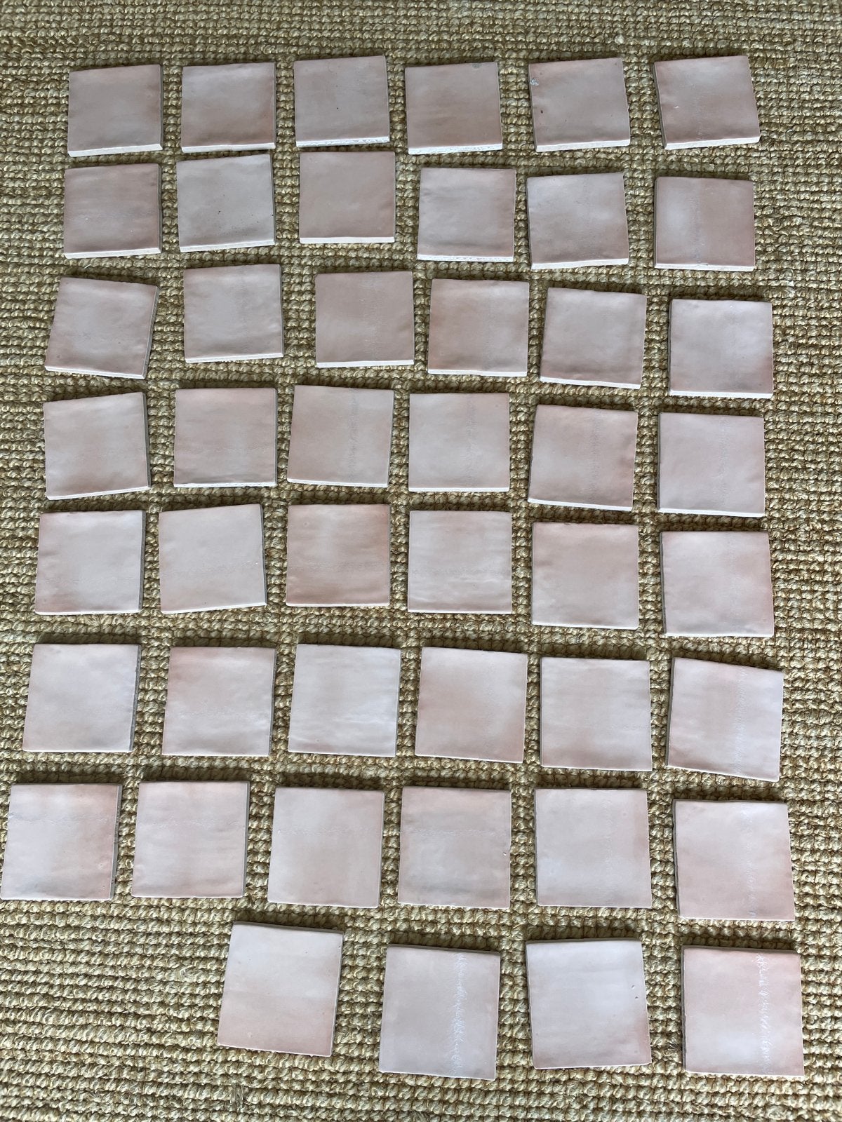 Roze wandtegels - 46 stuks - 10x10 cm, Doe-het-zelf en Verbouw, Ophalen, Nieuw, Minder dan 20 cm, Minder dan 5 m²