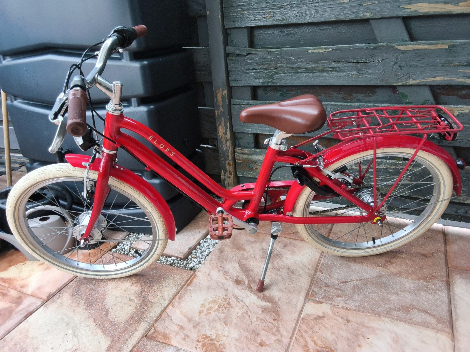 elops 20inch meisjesfiets framehoogte  30cm ,3 versnellingen, Fietsen en Brommers, Ophalen, Gebruikt, Velgrem, Versnellingen