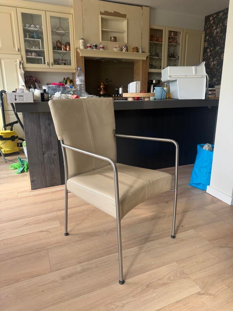 6 Bert Plantagie stoelen - Nette staat, geen slijtage, Overige kleuren, Leer, Ophalen of Verzenden, Zo goed als nieuw