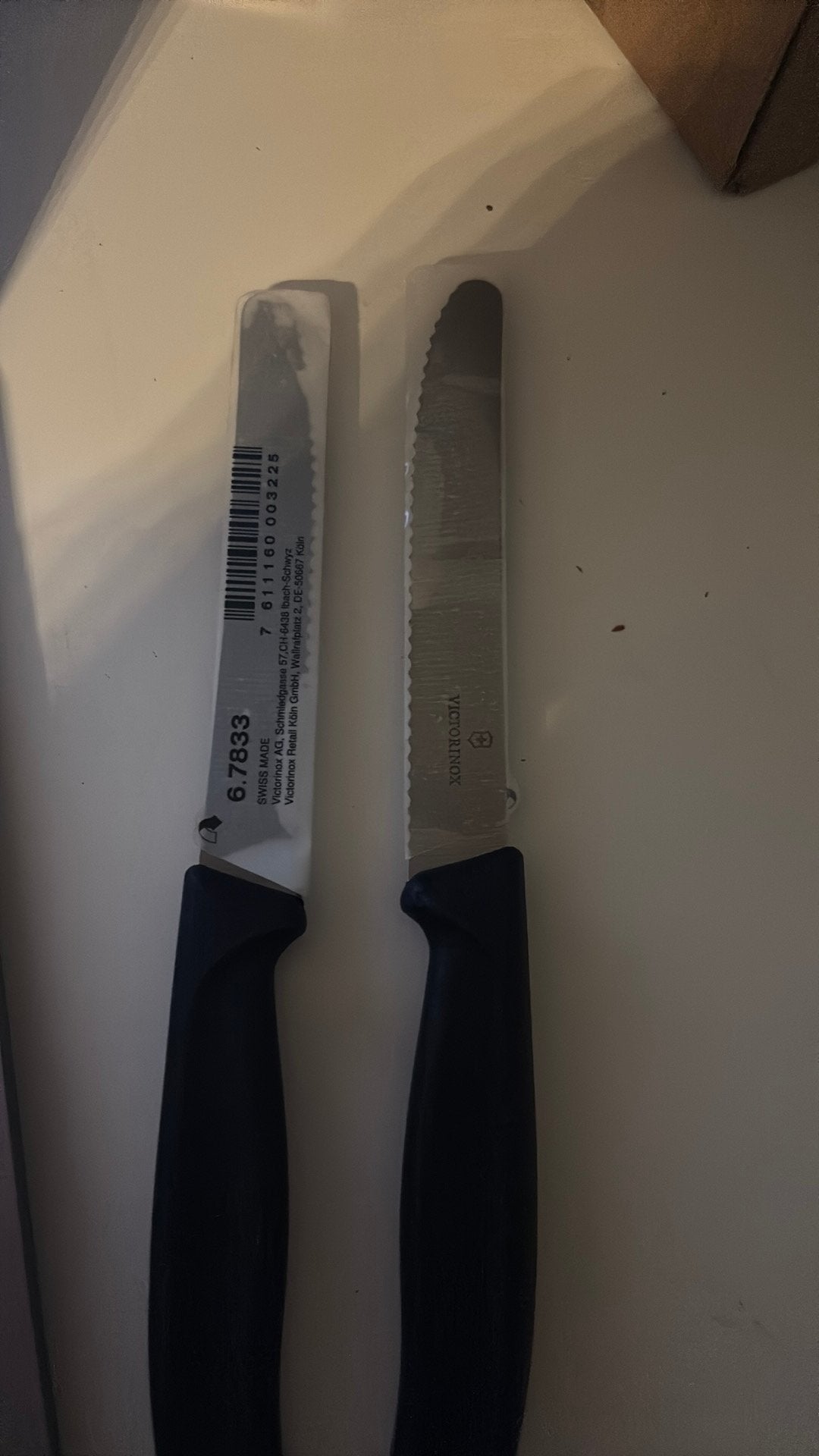 40 x zwart victorinox kartel mesjes, Huis en Inrichting, Keuken | Bestek, Ophalen of Verzenden, Nieuw, Rvs of Chroom
