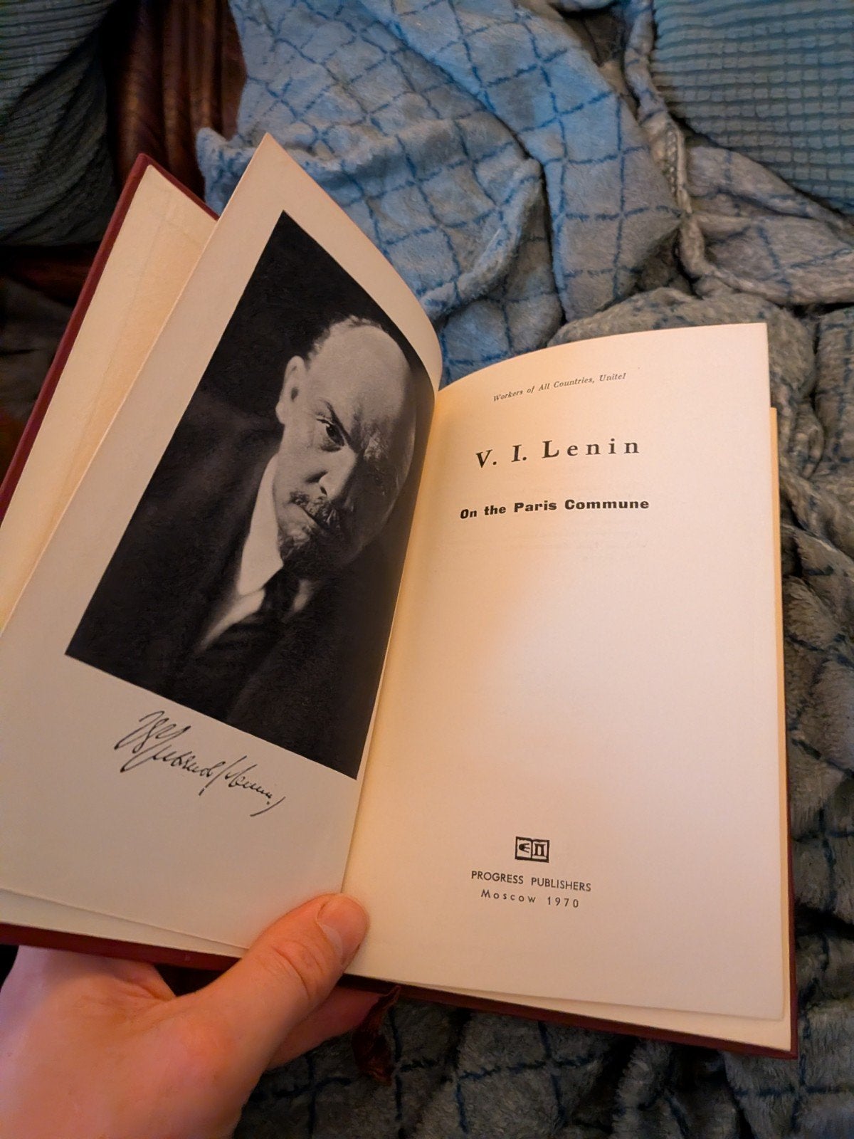 Zeldzaam Sovjet Boek (1970): Lenin – On the Paris Commune, Ophalen of Verzenden, Gelezen
