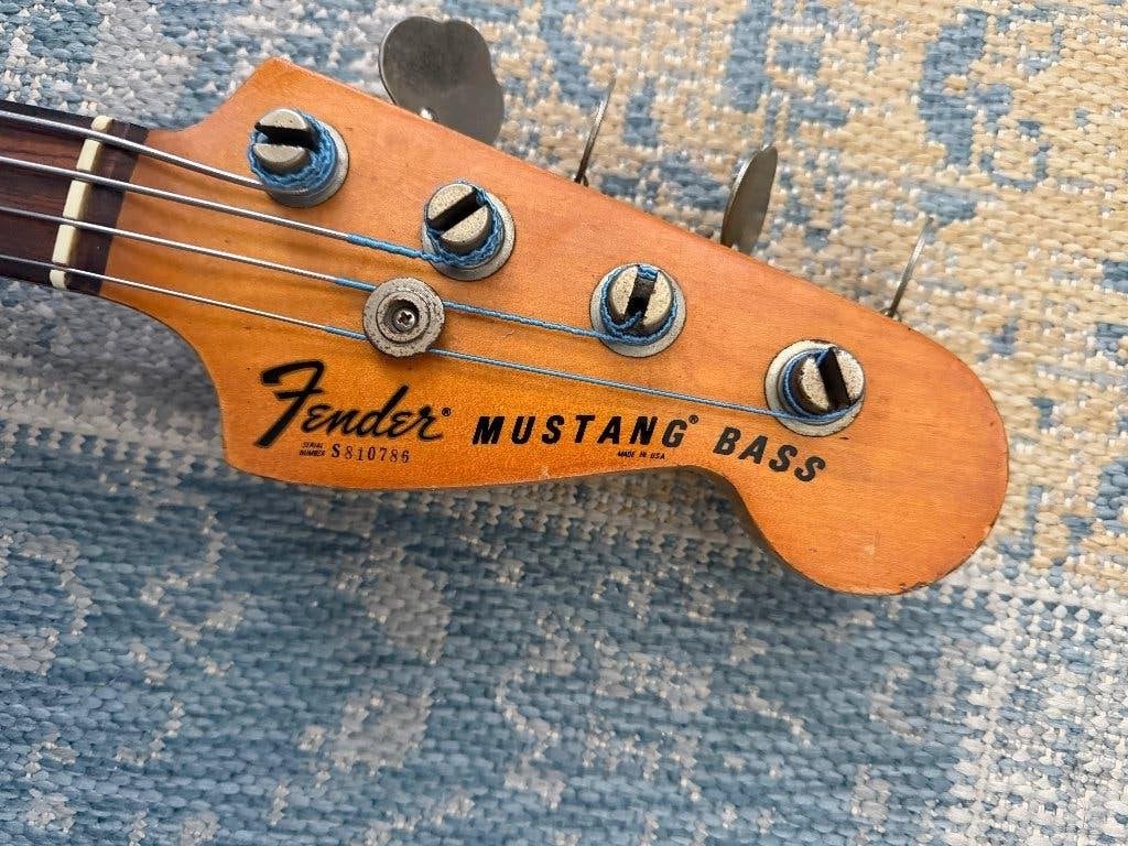 FENDER MUSTANG BAS 1978, Fender Case, Muziek en Instrumenten, Ophalen of Verzenden, Gebruikt, Elektrisch